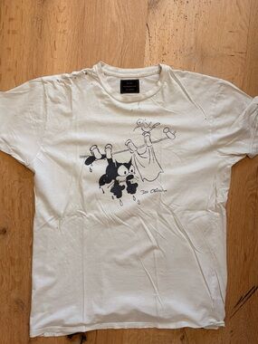 Retro brand Los Angeles T-Shirt with Cartoon Print